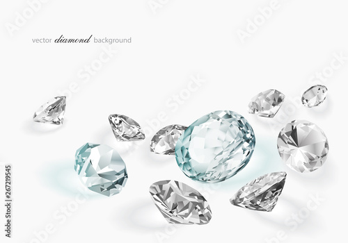 Luxury background with diamonds for modern design