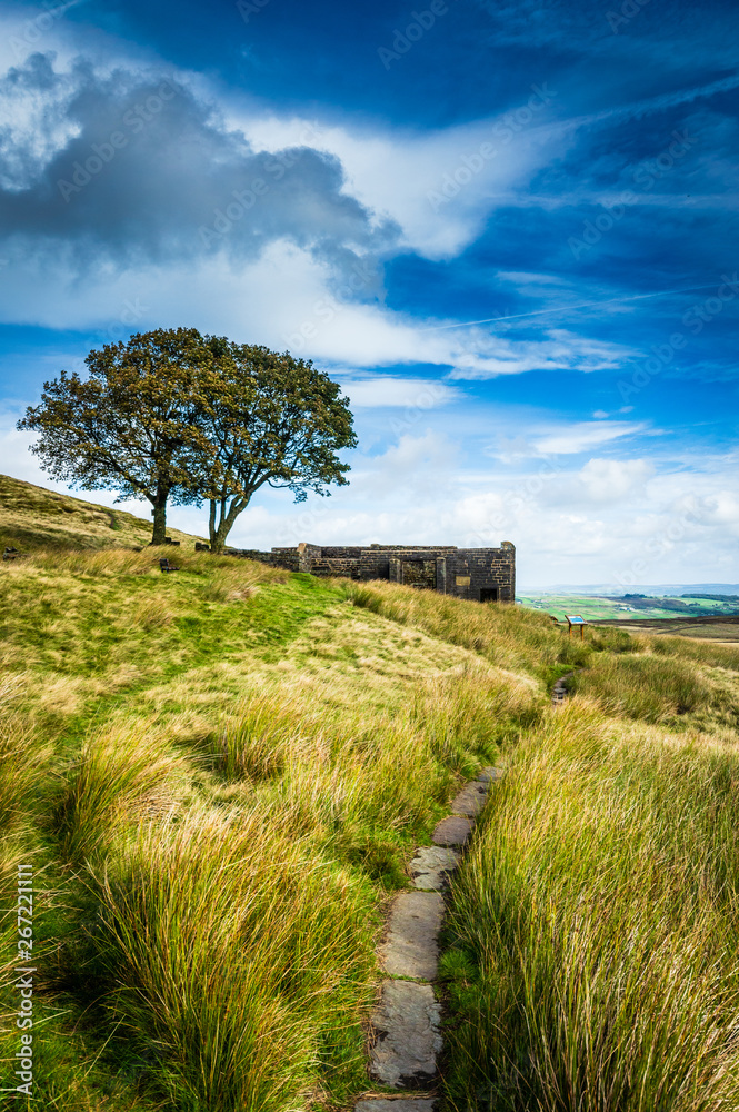 Top Withens, Haworth moor. Yorkshire Top Withens, Haworth moor. Yorkshire