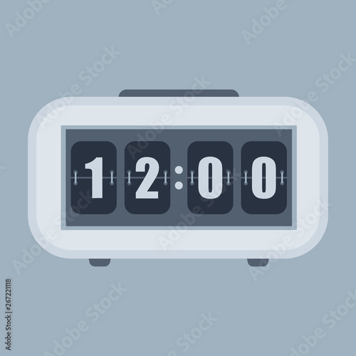 Wall or Table flip clock, number counter template