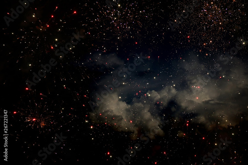 background and abstract. Galaxy, nebula and Starry outer space texture © tomertu