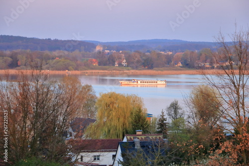 Lake voyage with a ferry in Werder/Havel, Potsdam, Brandenburg in Germany photo