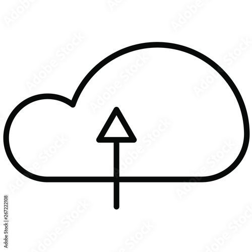 Nice Outline Backup vector icon