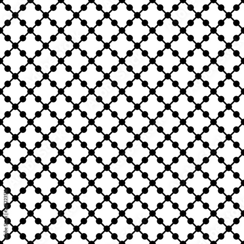 Black and white decorative element. Strong structure