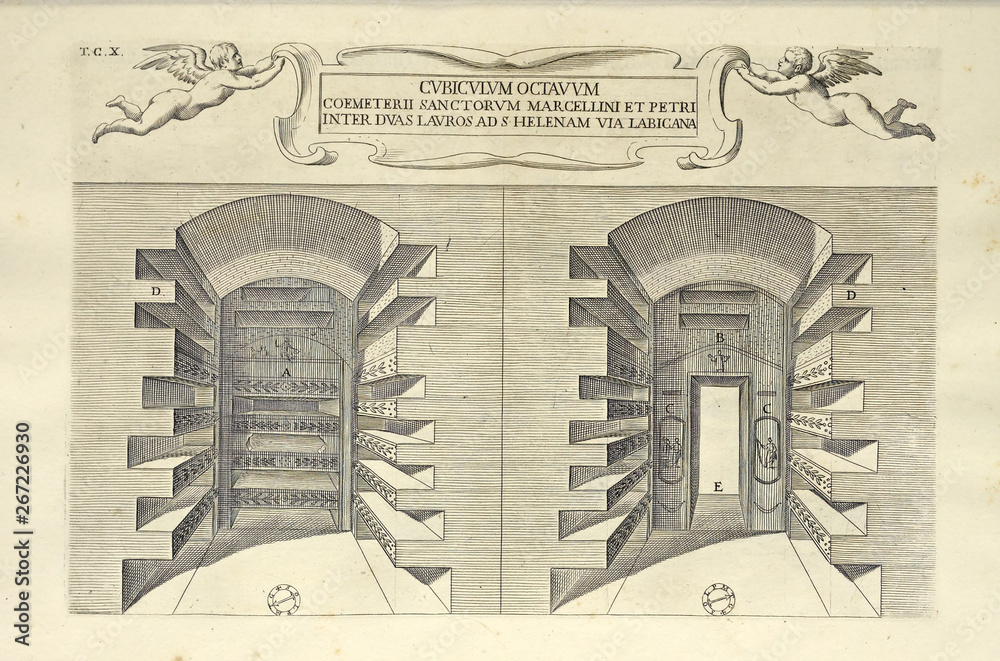 Obraz premium Christian illustration. Old image