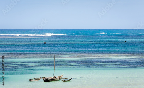 Amazing Diani beach seascape, Kenya photo