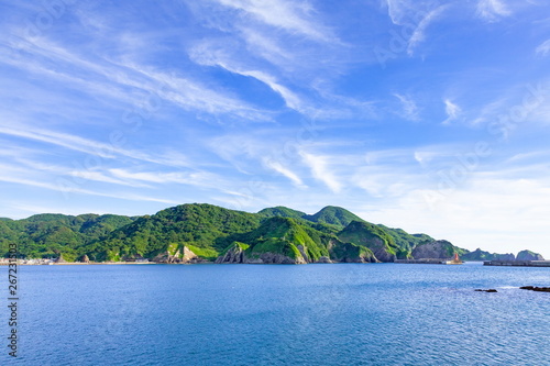 伊豆半島西海岸妻良漁港の風景、静岡県南伊豆町にて © photop5