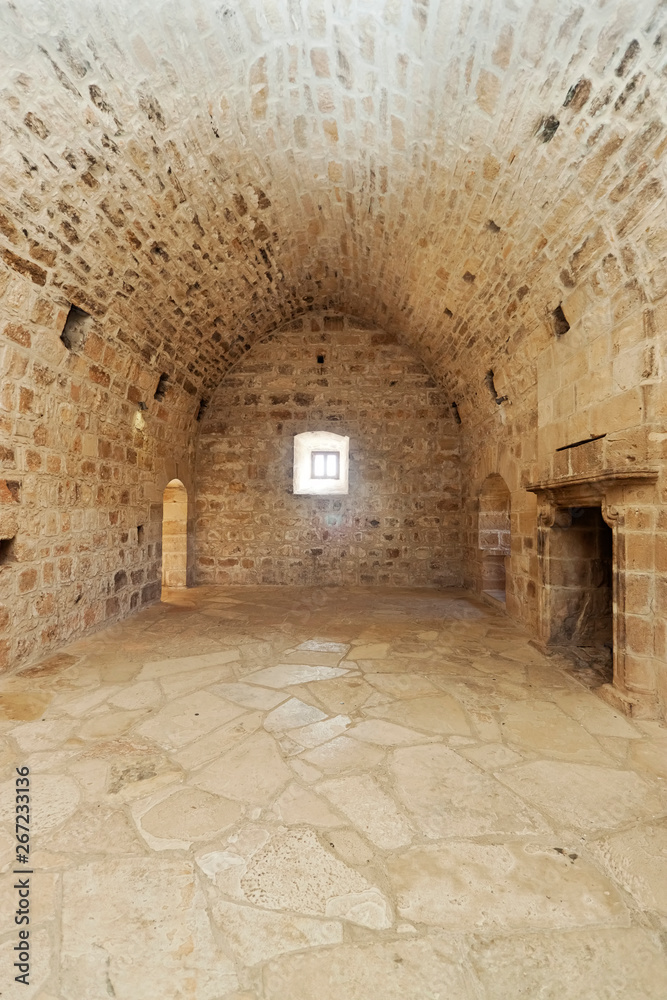 Inside Kolossi castle, Limassol, Cyprus