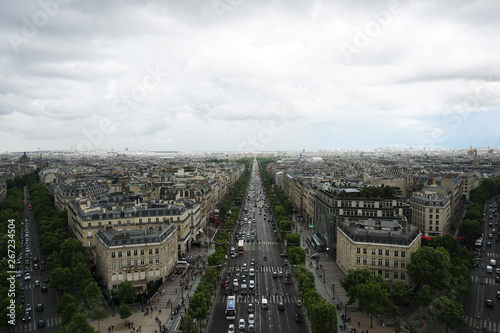 aerial view of paris © Yeeun Kim