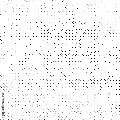 Pattern Grunge Texture Background, Abstract Rough Vector, Old Dotted Scratch Monochrome