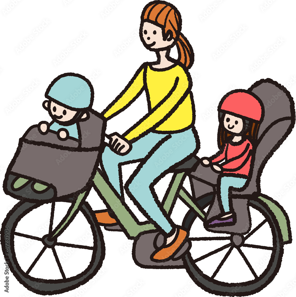 3人乗り自転車 親子 イラスト Stock Illustration Adobe Stock 3人乗り自転車 親子 イラスト Stock Illustration Adobe Stock