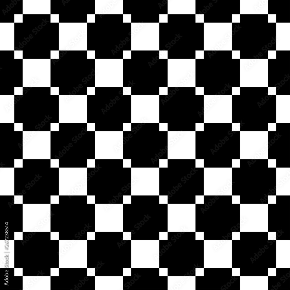 Seamless pattern with squares. Geometrical simple image