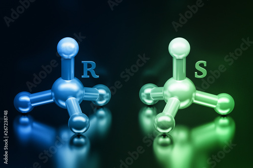 Colored molecules photo