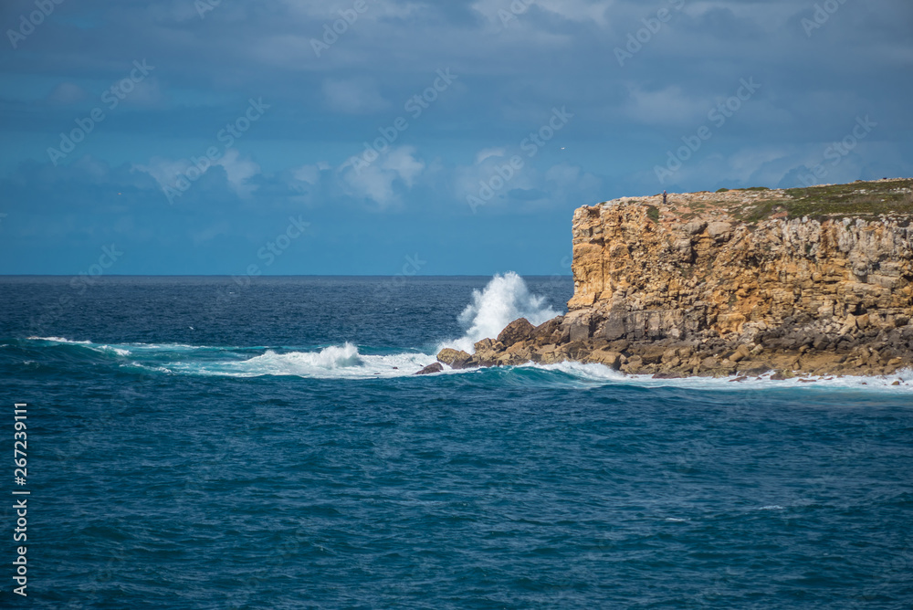 Waves and rocks on the shore of the Atlantic Ocean Waves and rocks on the shore of the Atlantic Ocean