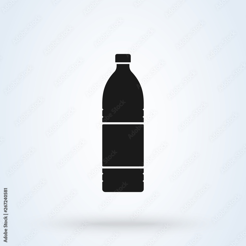 bottle Simple symbol. flat style. illustration icon isolated on white background bottle Simple symbol. flat style. illustration icon isolated on white background