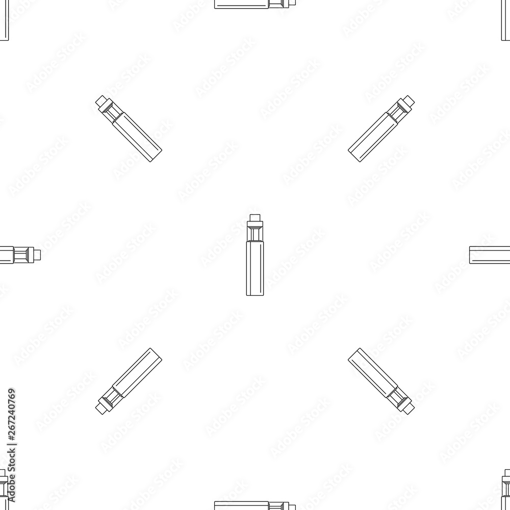 Vape pen pattern seamless vector repeat geometric for any web design Vape pen pattern seamless vector repeat geometric for any web design