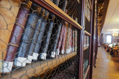 Old books on University library