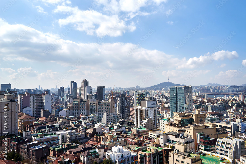 the cityscape of Gangnam-gu, Seoul