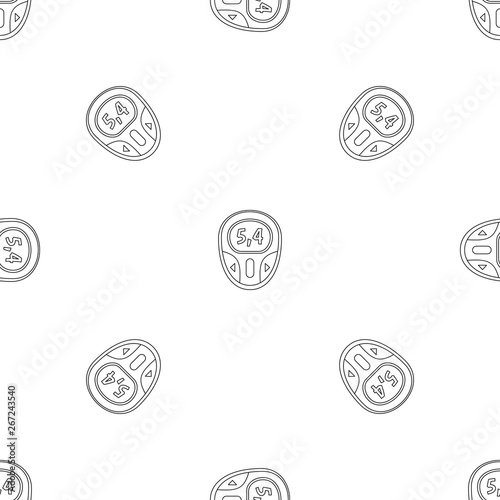 Blood glucose meter pattern seamless vector repeat geometric for any web design