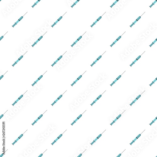 Full syringe pattern seamless vector repeat for any web design