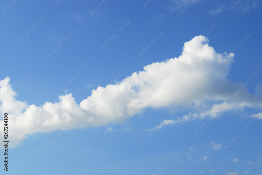 blue sky with clouds