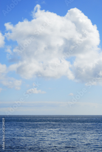 blue sky and sea