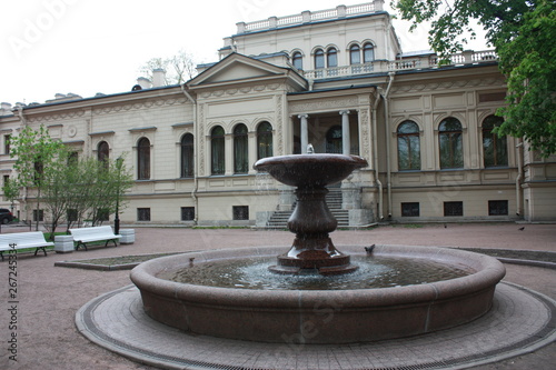 fountain and house of music in St. Petersburg 