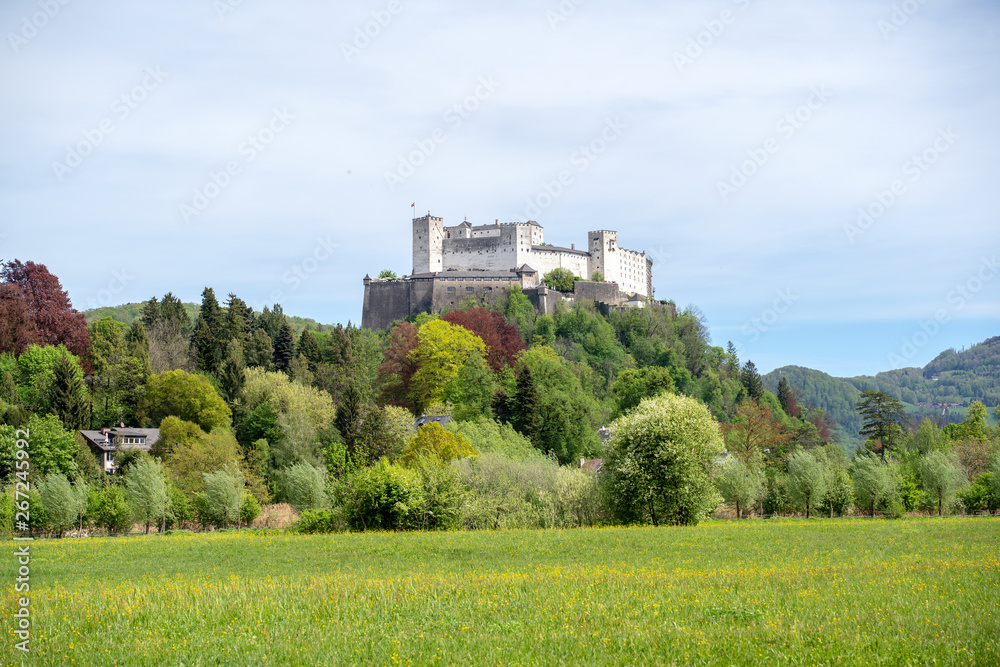 Blick auf die Festung Hohensalzburg