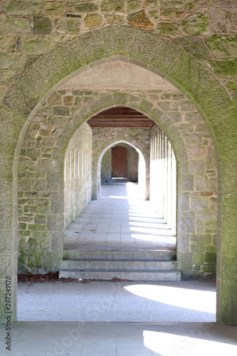 Dans les couloirs de l'Abbaye de Maredsous