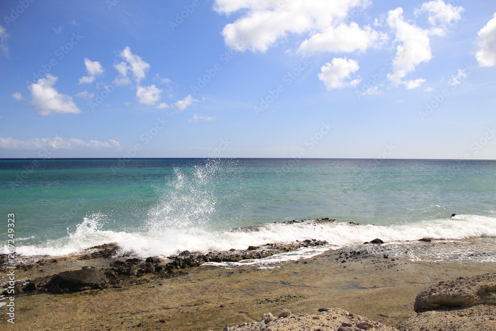 paysages de la mer caraibes