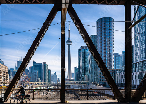 Photography Toronto scenic view of CN tower