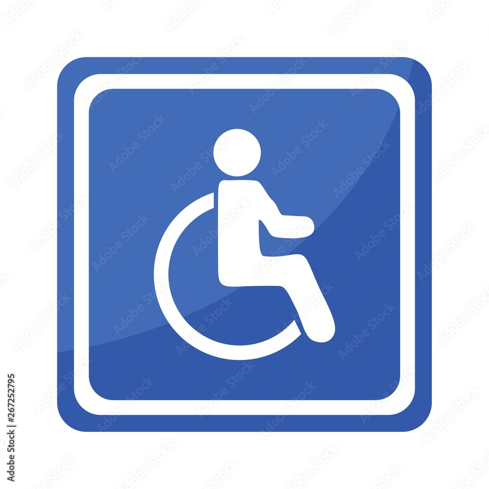 Disabled Handicap Icon . Invalid symbol Disabled Handicap Icon . Invalid symbol