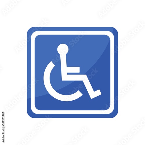 Disabled Handicap Icon . Invalid symbol