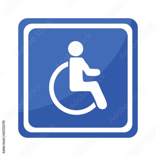 Disabled Handicap Icon . Invalid symbol
