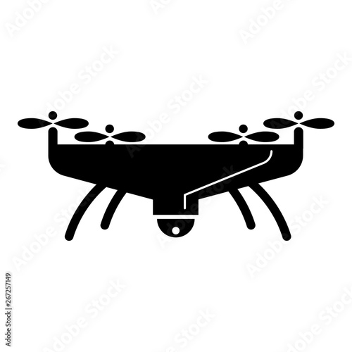 Professional drone icon. Simple illustration of professional drone vector icon for web design isolated on white background