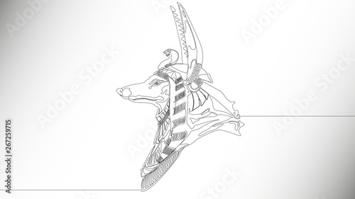 The God Anubis