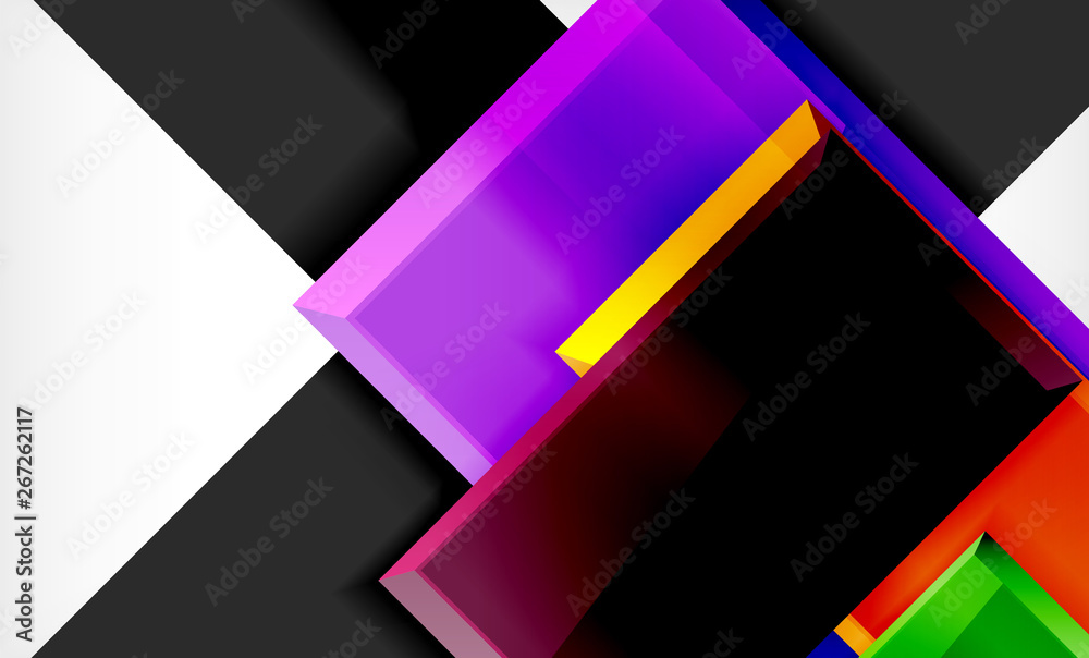 Color squares futuristic abstract background Color squares futuristic abstract background