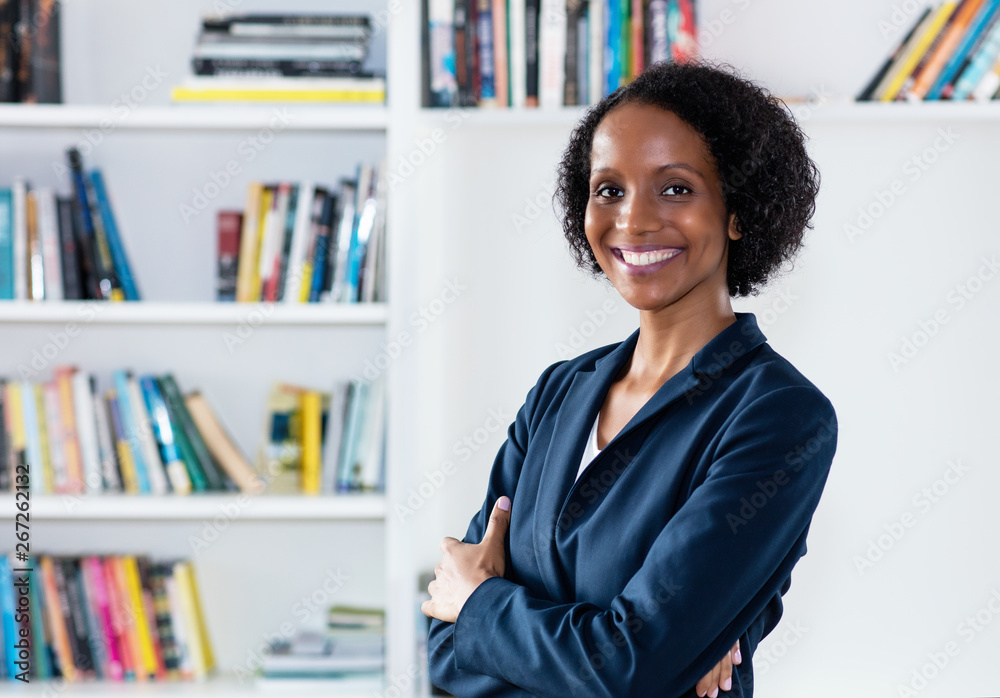 Pretty laughing african american businesswoman Pretty laughing african american businesswoman