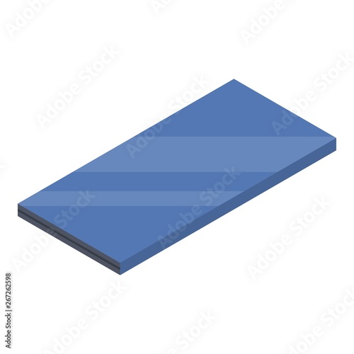 Panel mat icon. Isometric of panel mat vector icon for web design isolated on white background