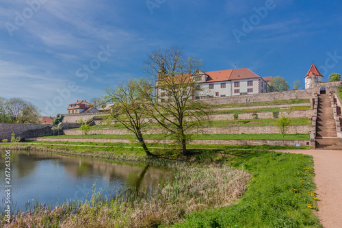 die ersten Sonnenstrahlen in der schönen Altstadt von Schmalkalden photo