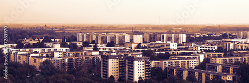 Plattenbau – Skyline von Berlin Marzahn - Panorama