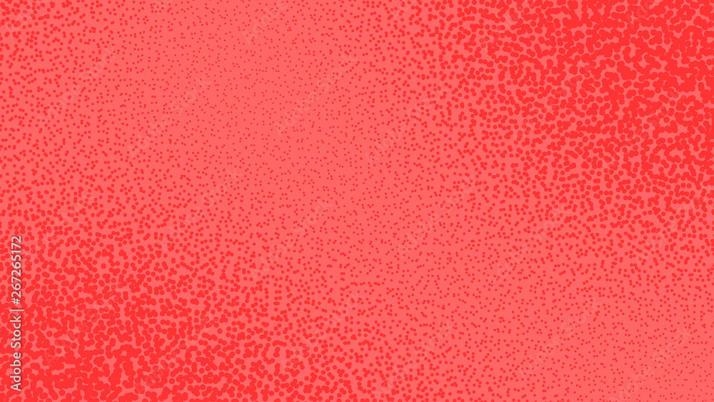 Fototapeta premium Red pop art background with dots