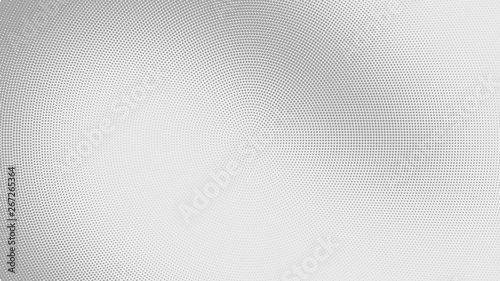 Grey pop art background in vitange comic style with halftone dots, vector illustration template for your design