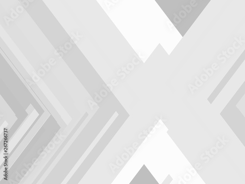 Abstract white and grey background. Modern design for business, science and technology.