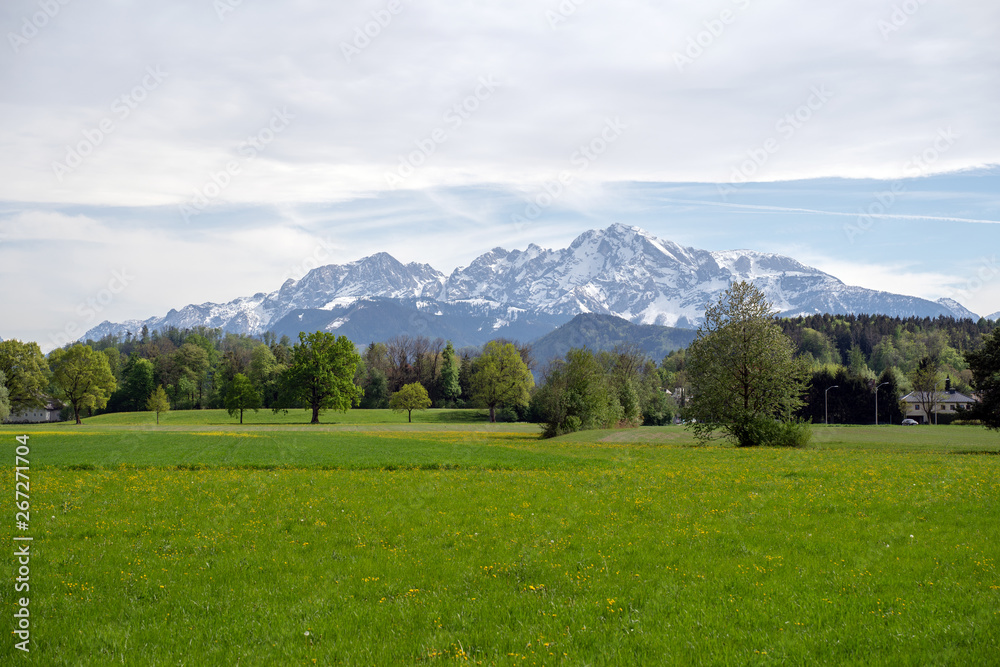 Die Alpen bei Salzburg in Österreich