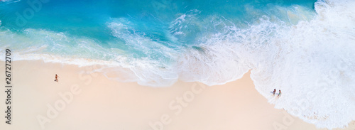 Canvas Print Top view panorama from aerial