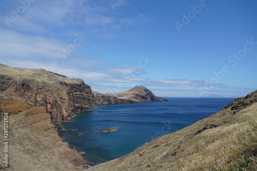 Fototapeta Naklejka Na Ścianę i Meble -  Ponta do Sao Lourenco Madeira landscape in a cloudy summer day