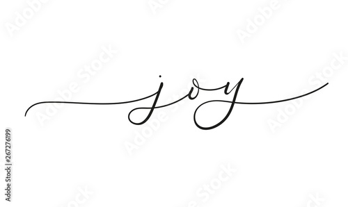 Jot greeting card. Lettering Christmas ink lettering isolated on white background. Vector illustration