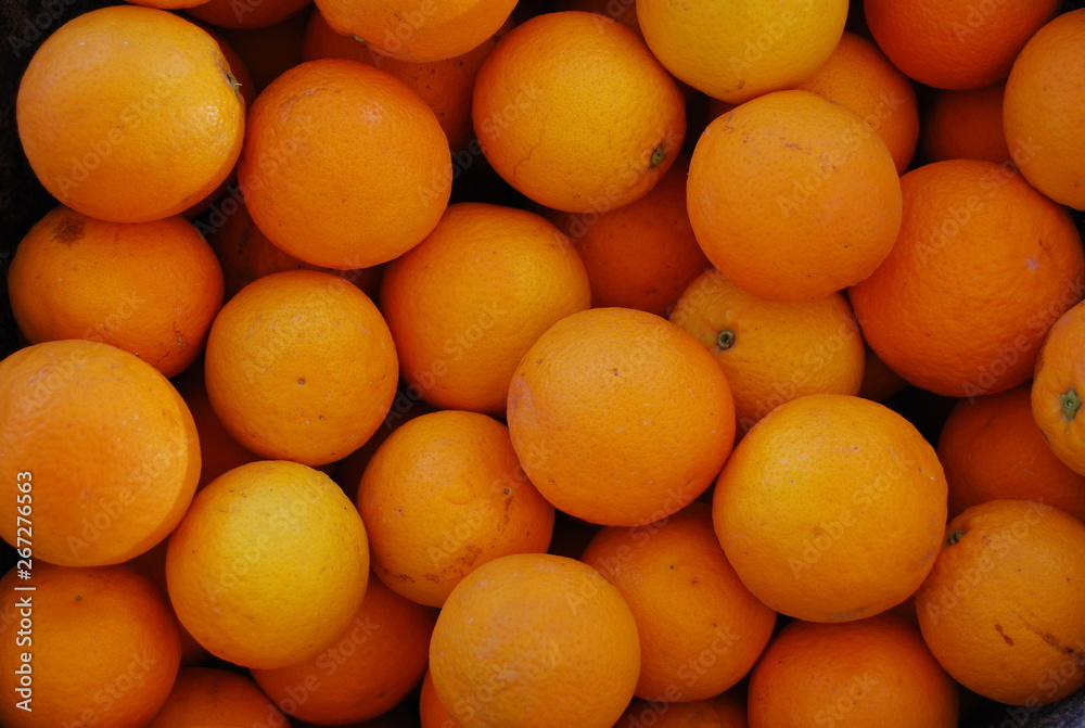 Close Up Of Oranges, Fruit