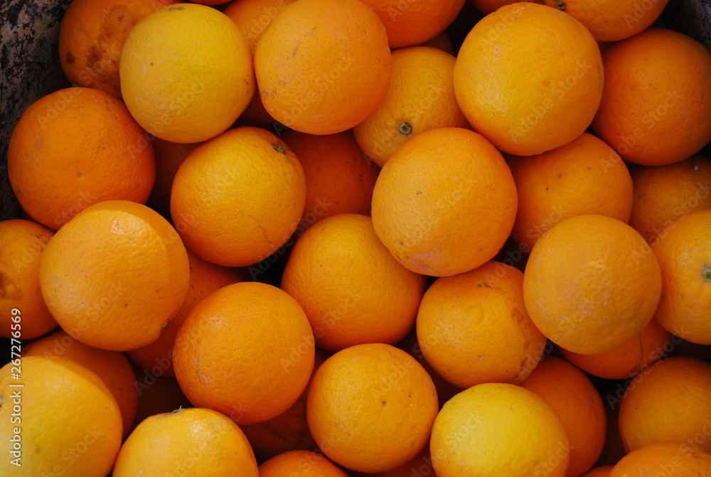 Close Up Of Oranges, Fruit
