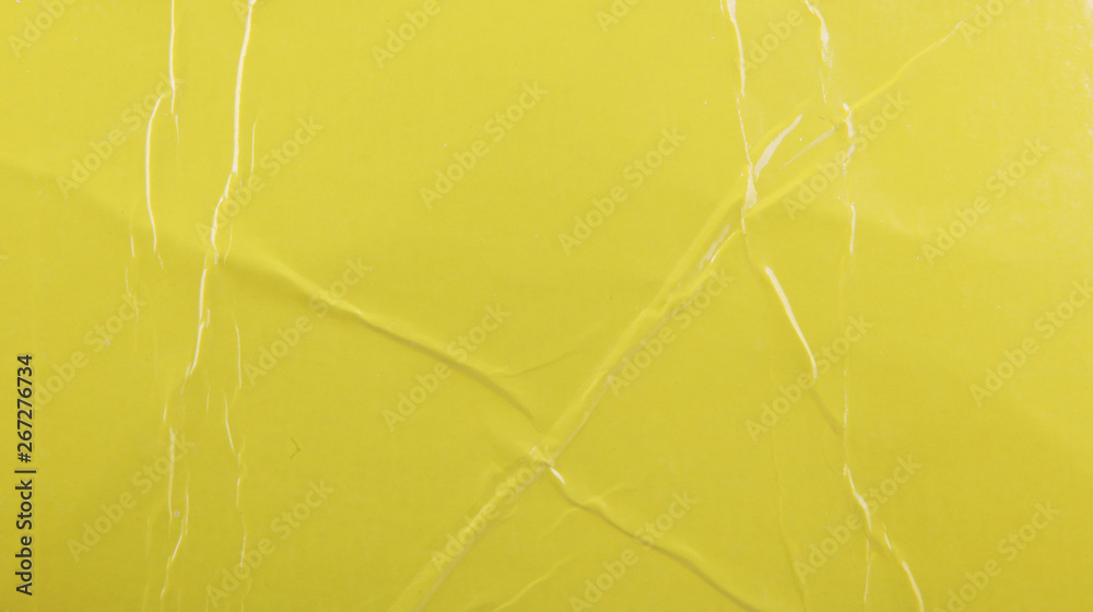 Φωτογραφία Close-Up Of Yellow Paper Texture